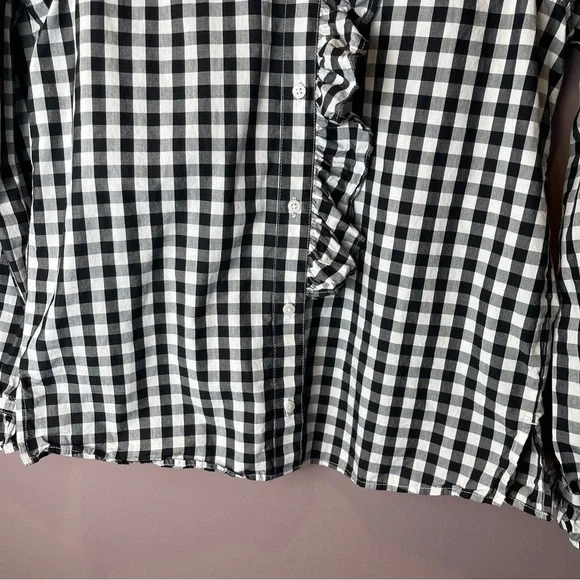 J Crew Cottage cotton poplin top gingham BP623 (2023 style) - Picture 6 of 14